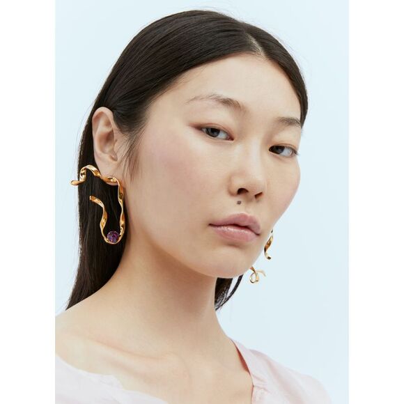 Dries Van Noten Women Curly Earrings - Picture 2 of 4